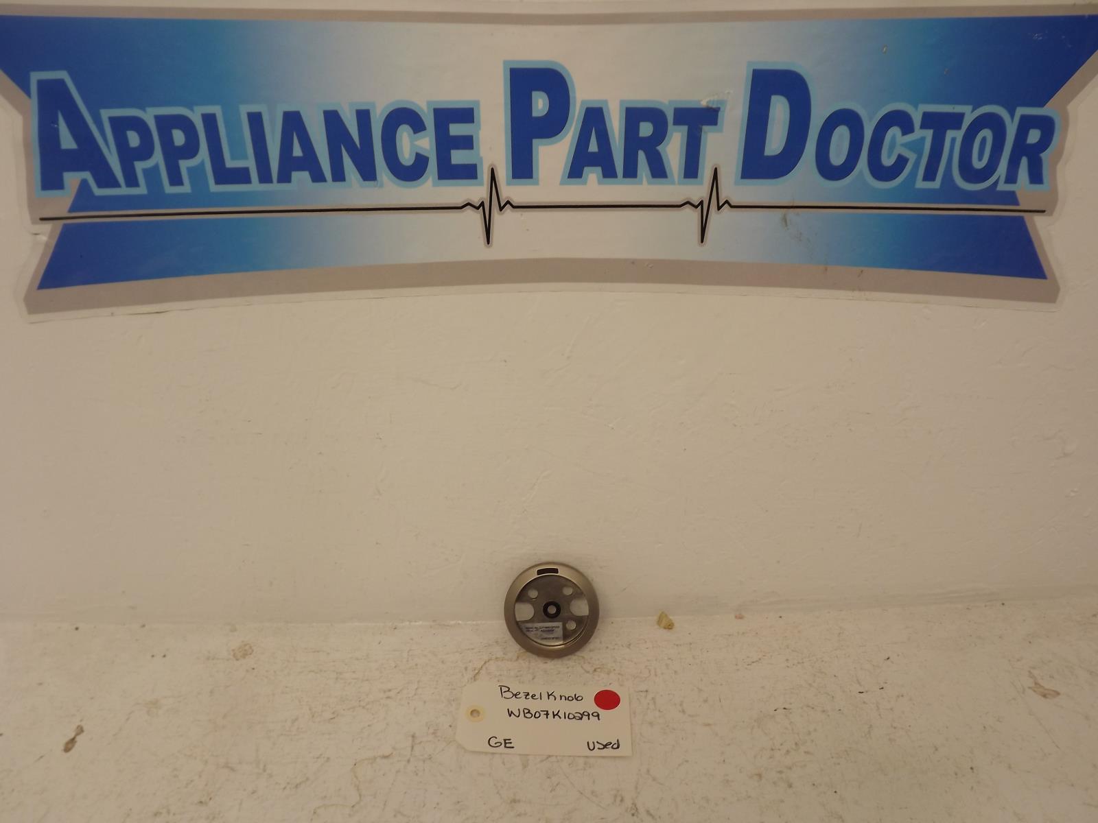 GE Range WB07K10299 Bezel Knob Used GE Range WB07K10299 Bezel Knob Used